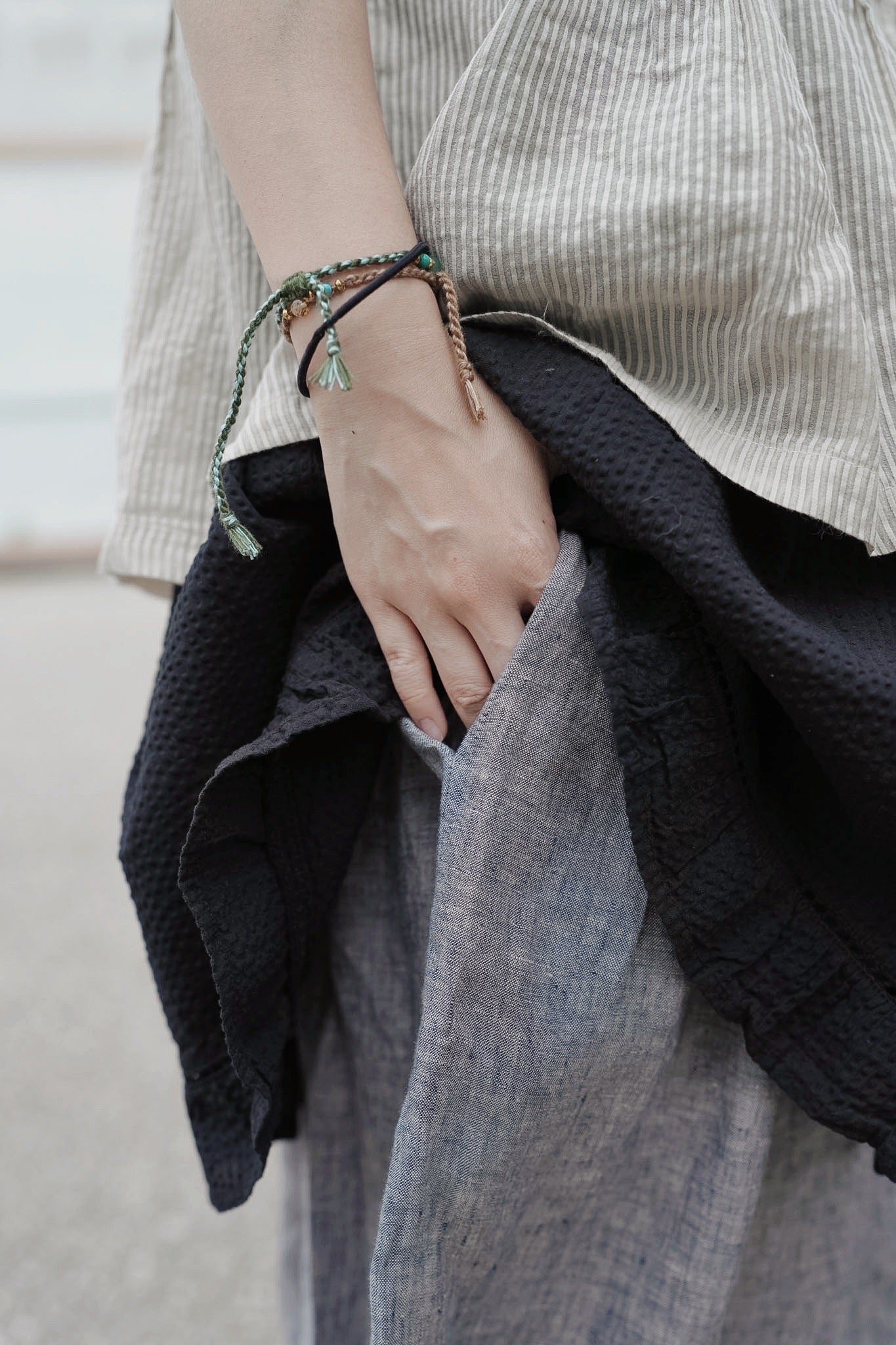 MZ997 LIGHT-WEIGHT LINEN CULOTTES
