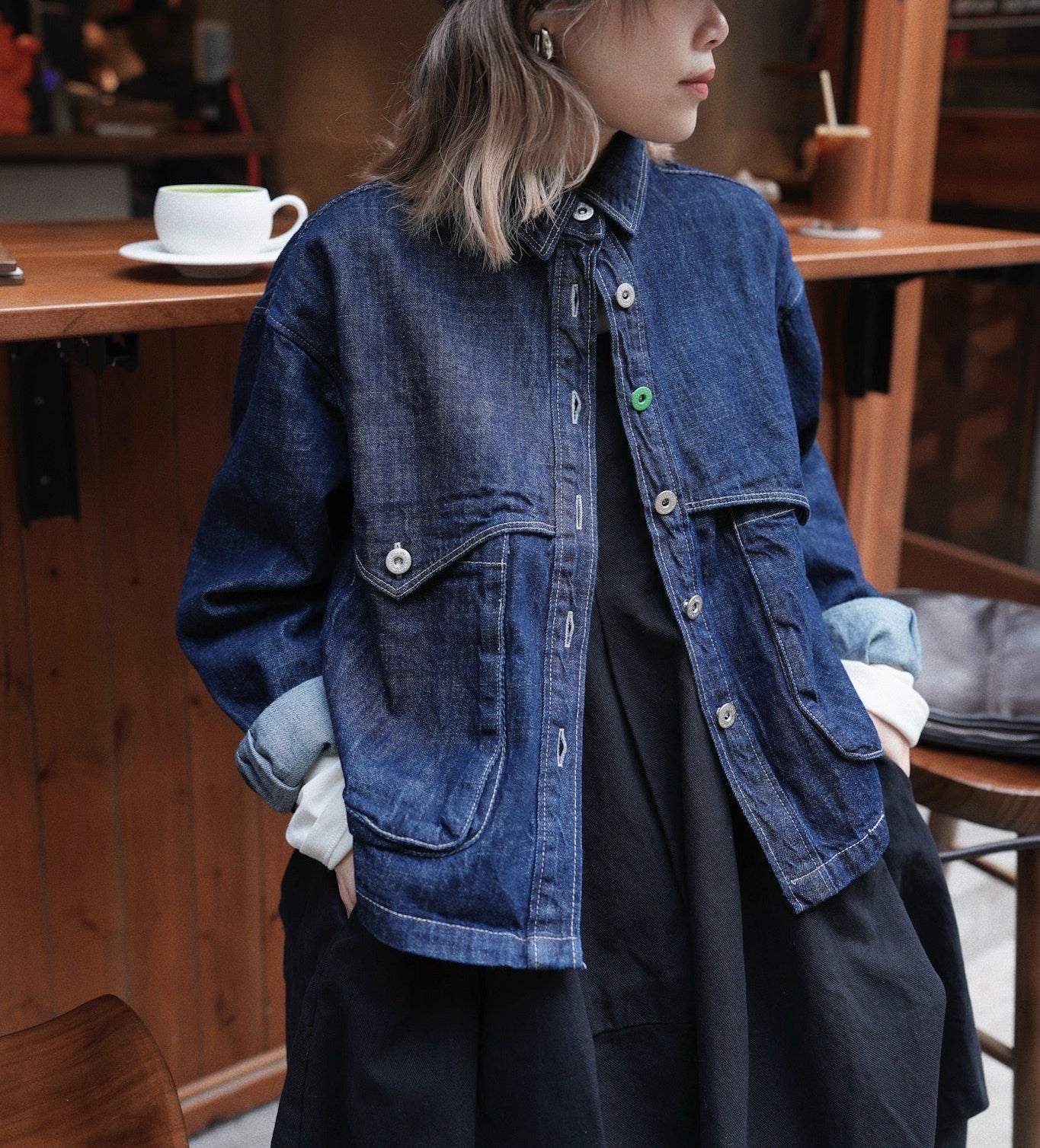 MZ944 DENIM JACKET DARK INDIGO