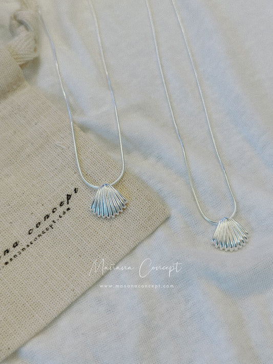 925 Silver Shell Necklace