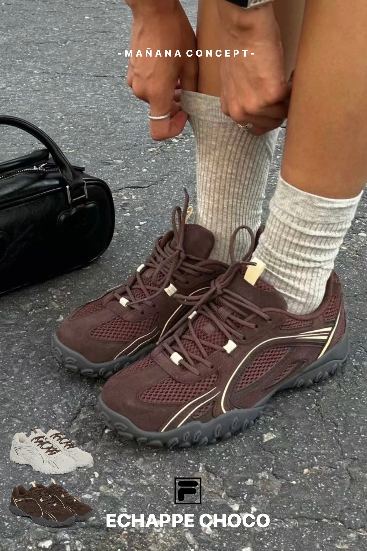 FILA ECHAPPE CHOCO / CREAM