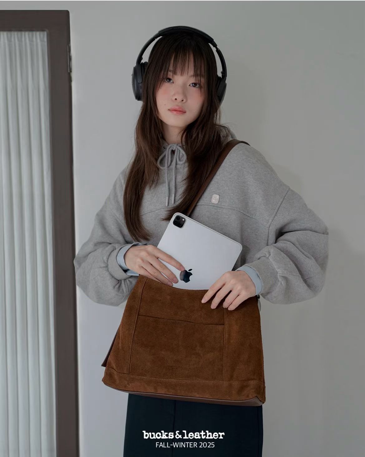 MZ847 LEATHER SQUARE TOTE BAG / 5 COLORS