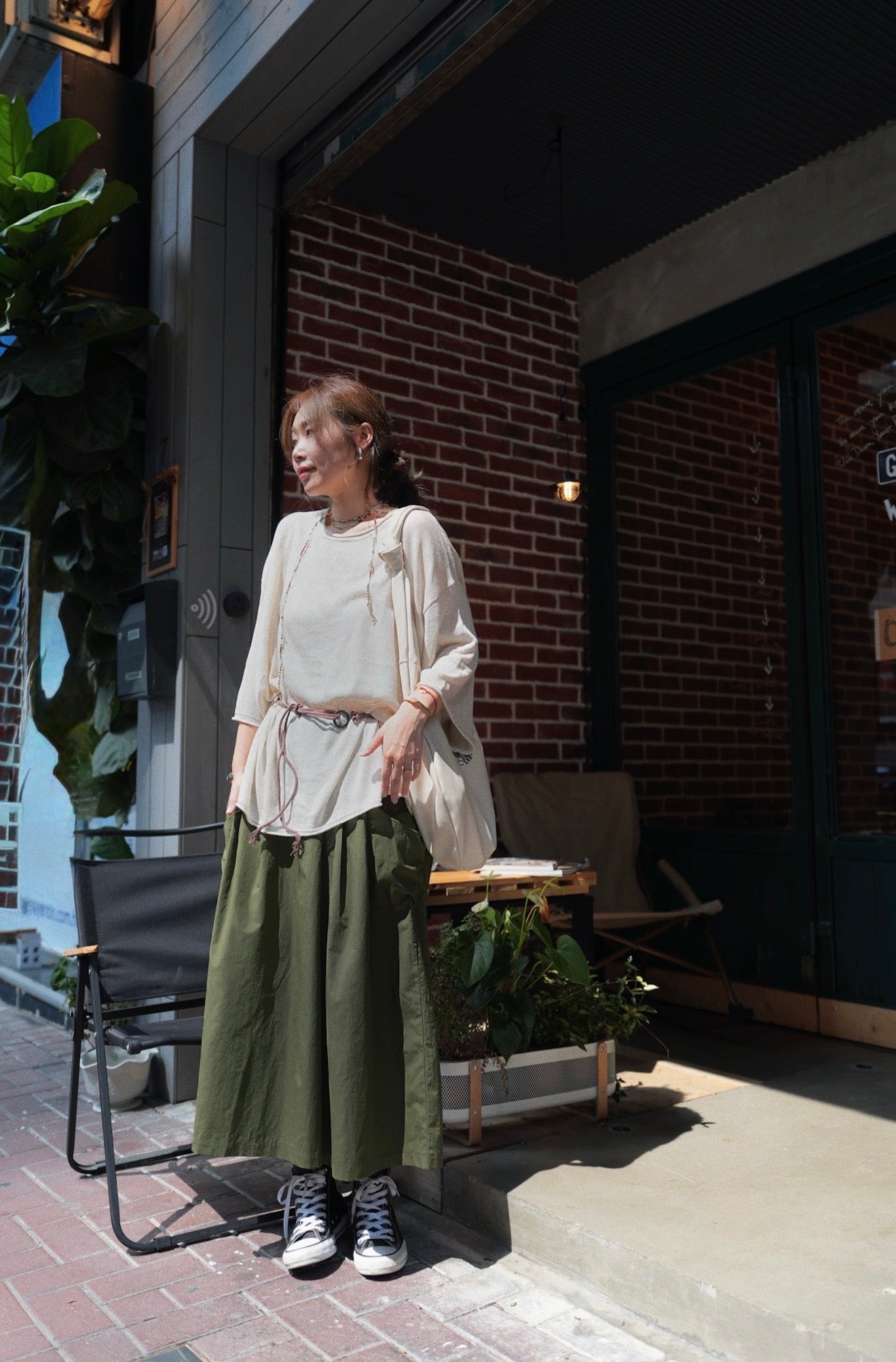 MZ817 LT-WEIGHT PLEATED CULOTTES