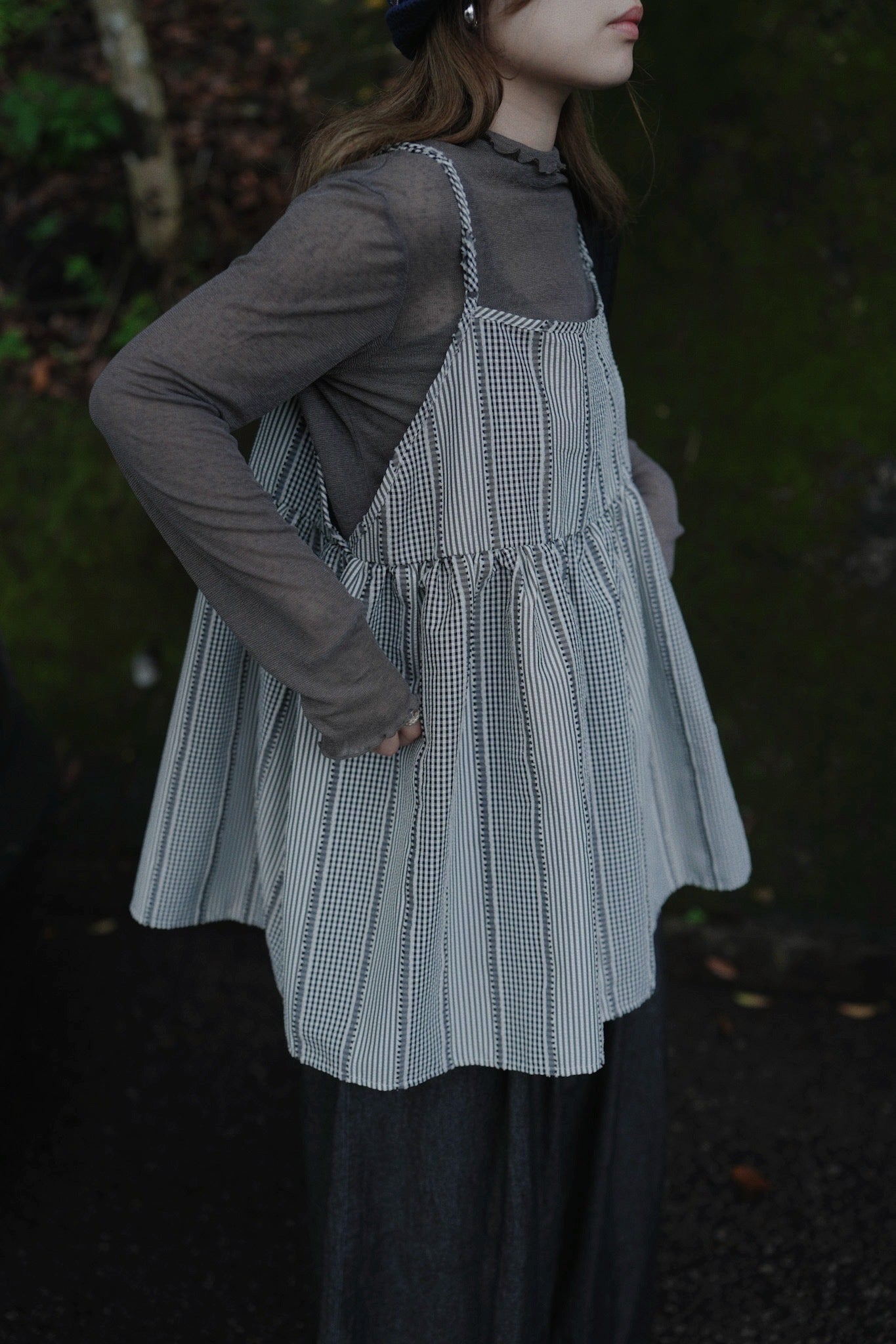 CA917 2WAY STRIPED TOP