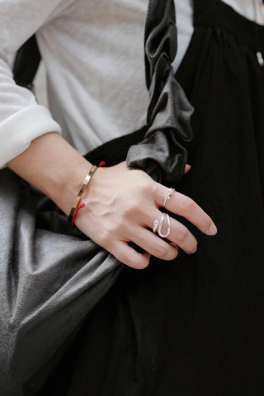 MZ830 SILVER 925 KNOT RING