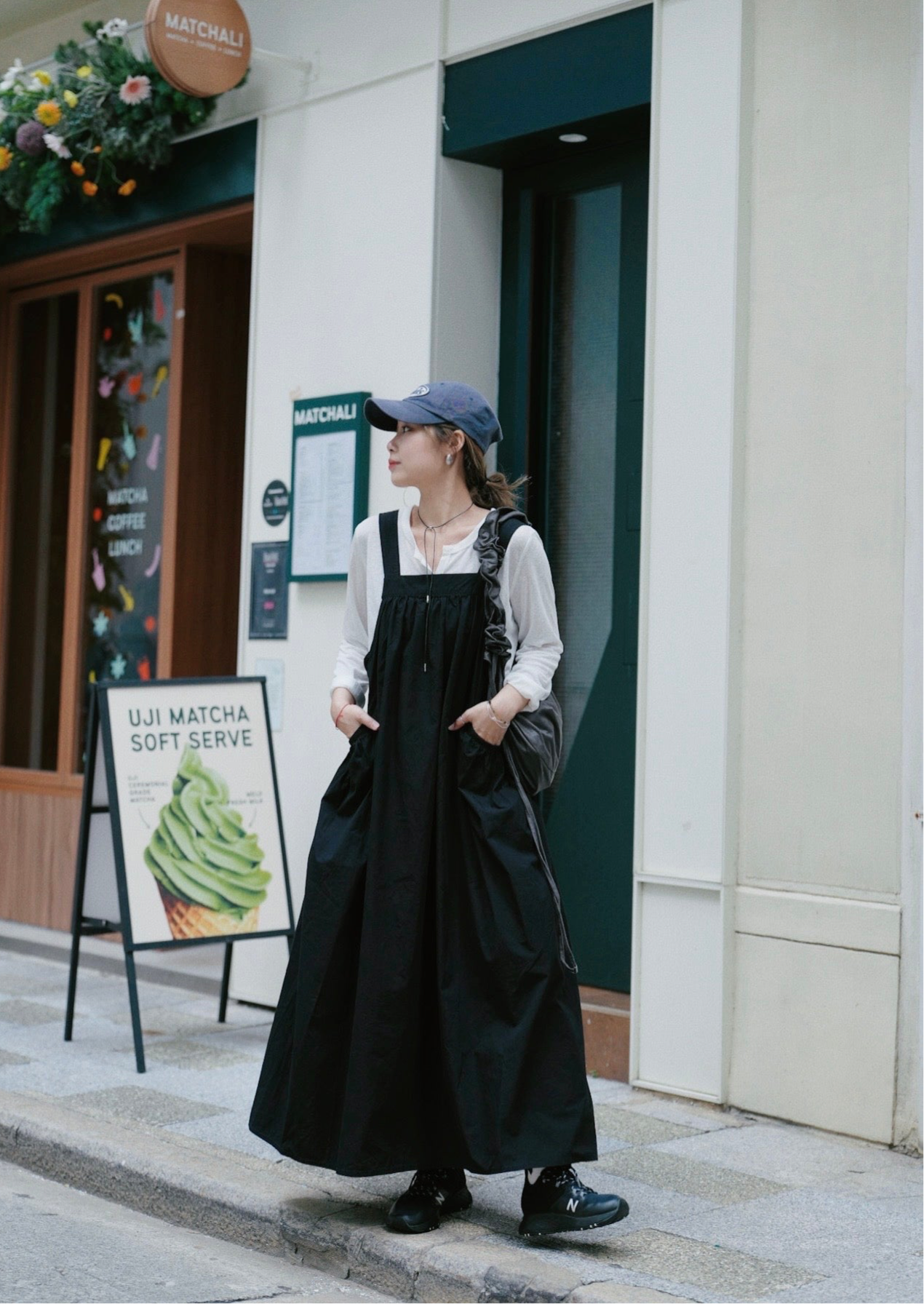 NA453 PLEATED OVERALL JUPMER DRESS