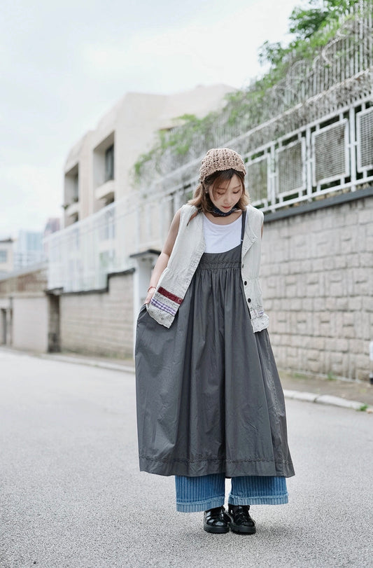 CB133 EMBROIDERED ONE PIECE DRESS