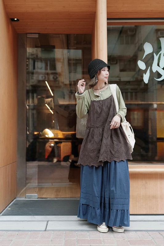 CB106 PLEATED FLARE SKIRT
