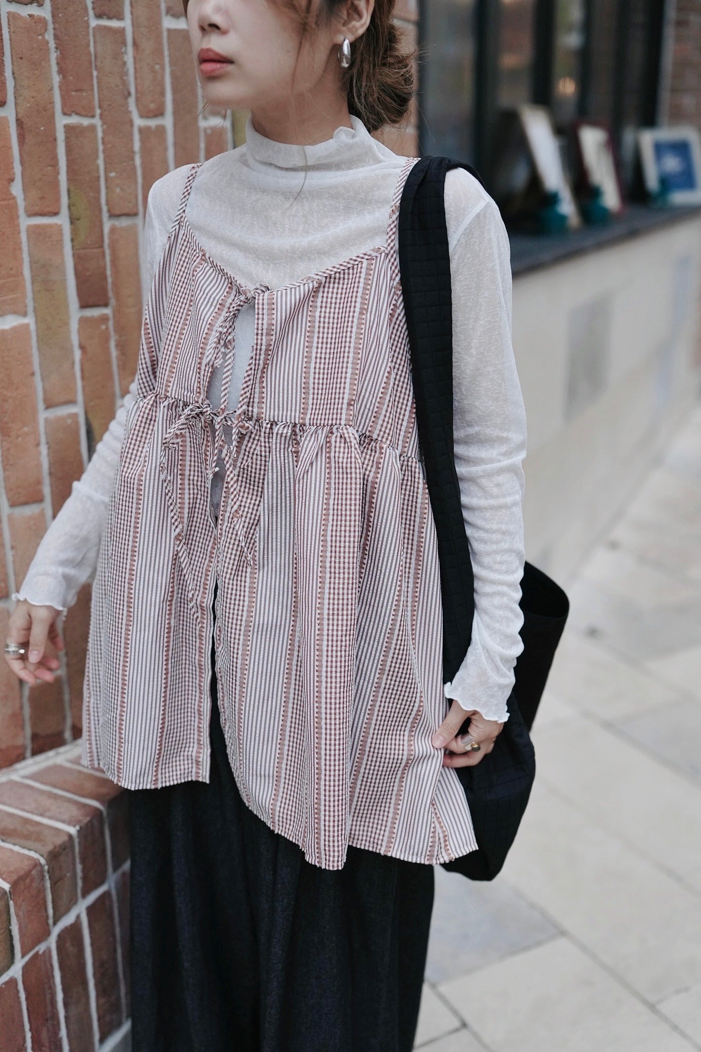 CA917 2WAY STRIPED TOP