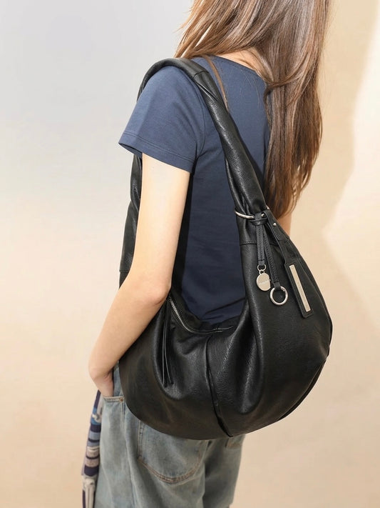 MATIN KIM TWIST HANDLE HOBO BAG
