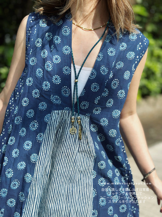Leather Tie Necklace
