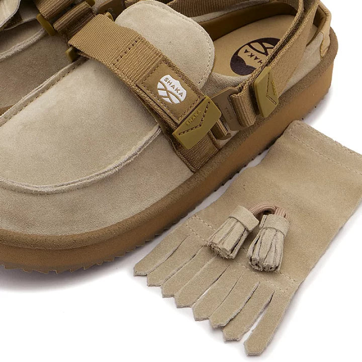 SHAKA - MOC MULE TASSEL SUEDE