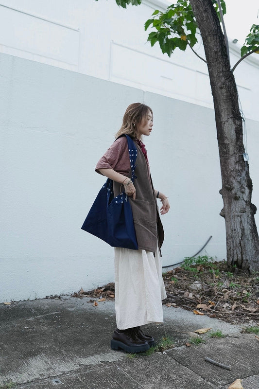 MB011 PLEATED LINEN CULOTTES