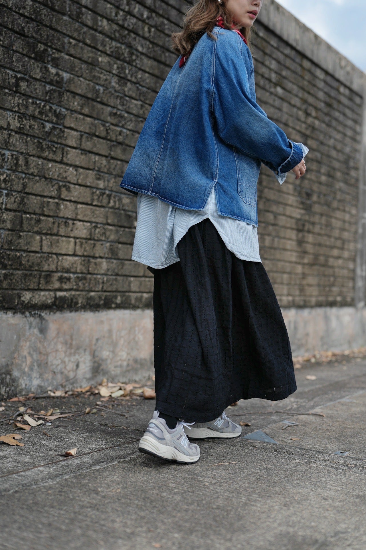 CA906 LADDER LACE SKIRT