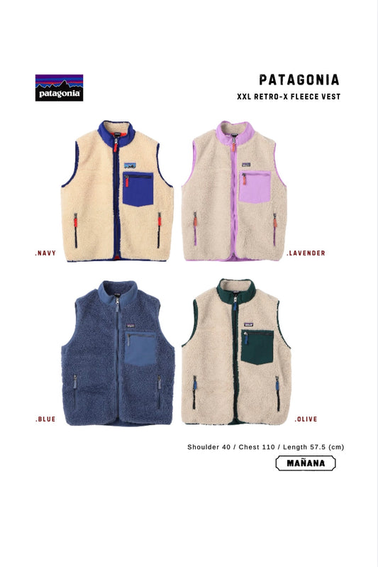 NA461 PATAGONIA RETRO-X FLEECE VEST
