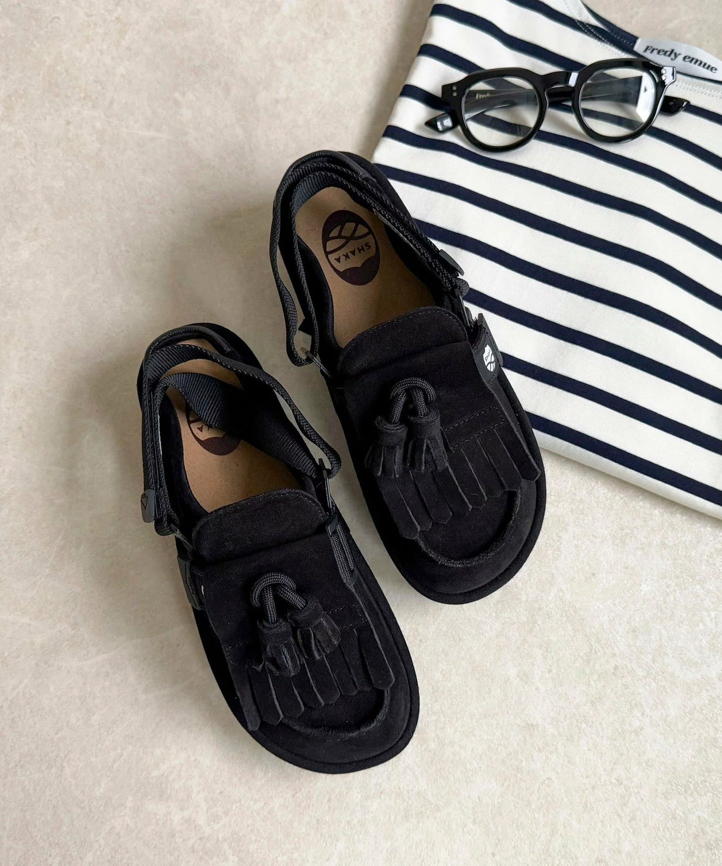 SHAKA - MOC MULE TASSEL SUEDE