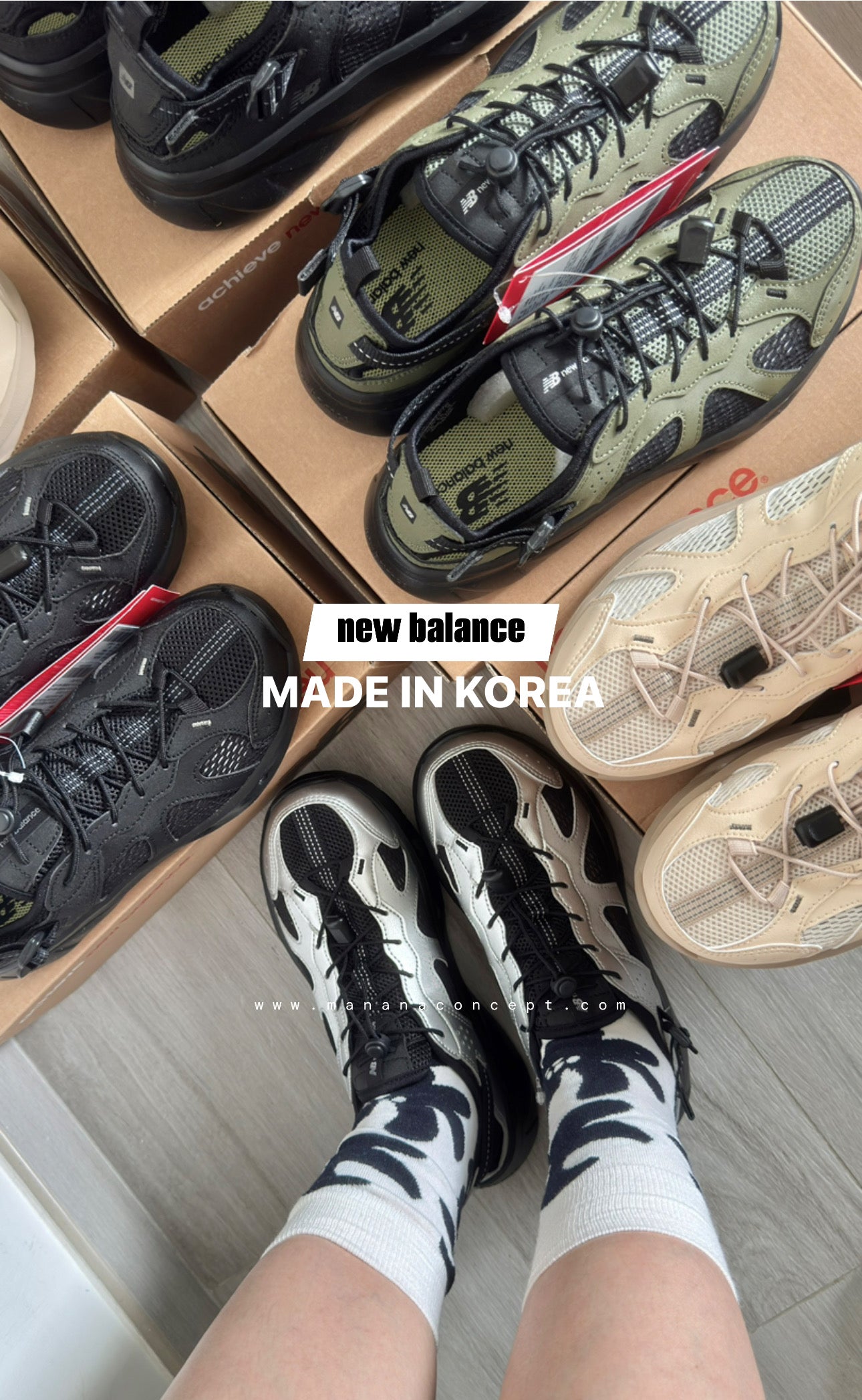 NEW BALANCE KAVE - 2WAY SNEAKER SANDALS
