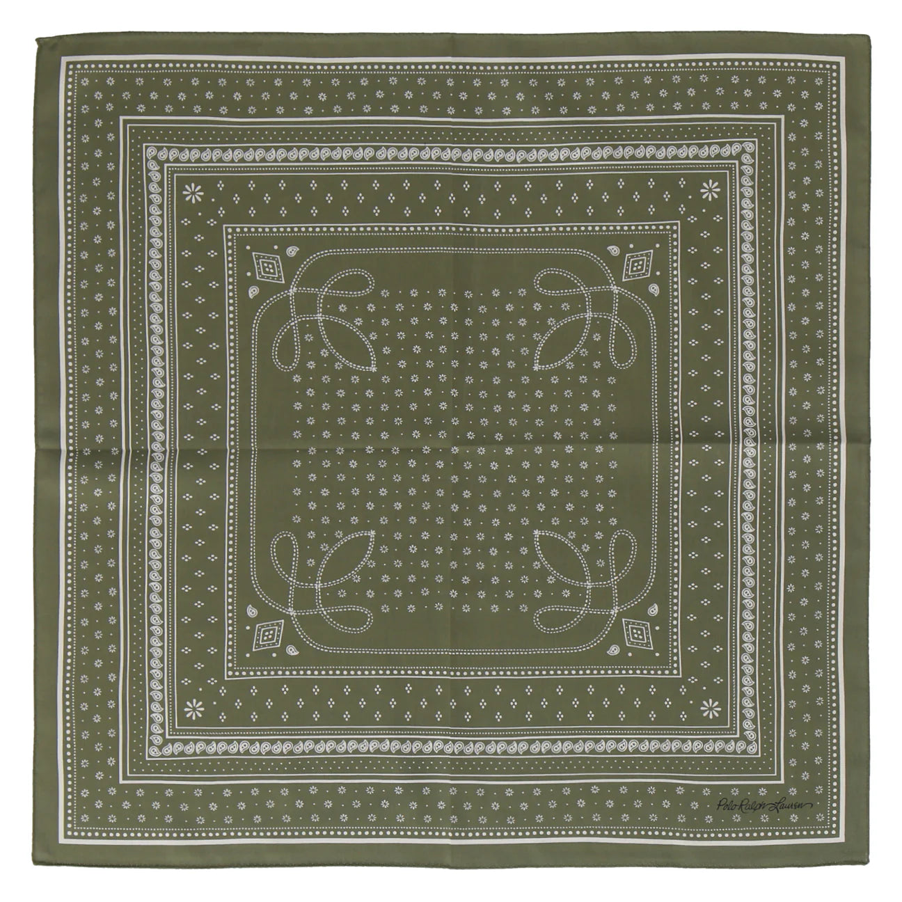 NA455 POLO RALPH LAUERN PAISLEY SCARF 🇯🇵 Made in Japan