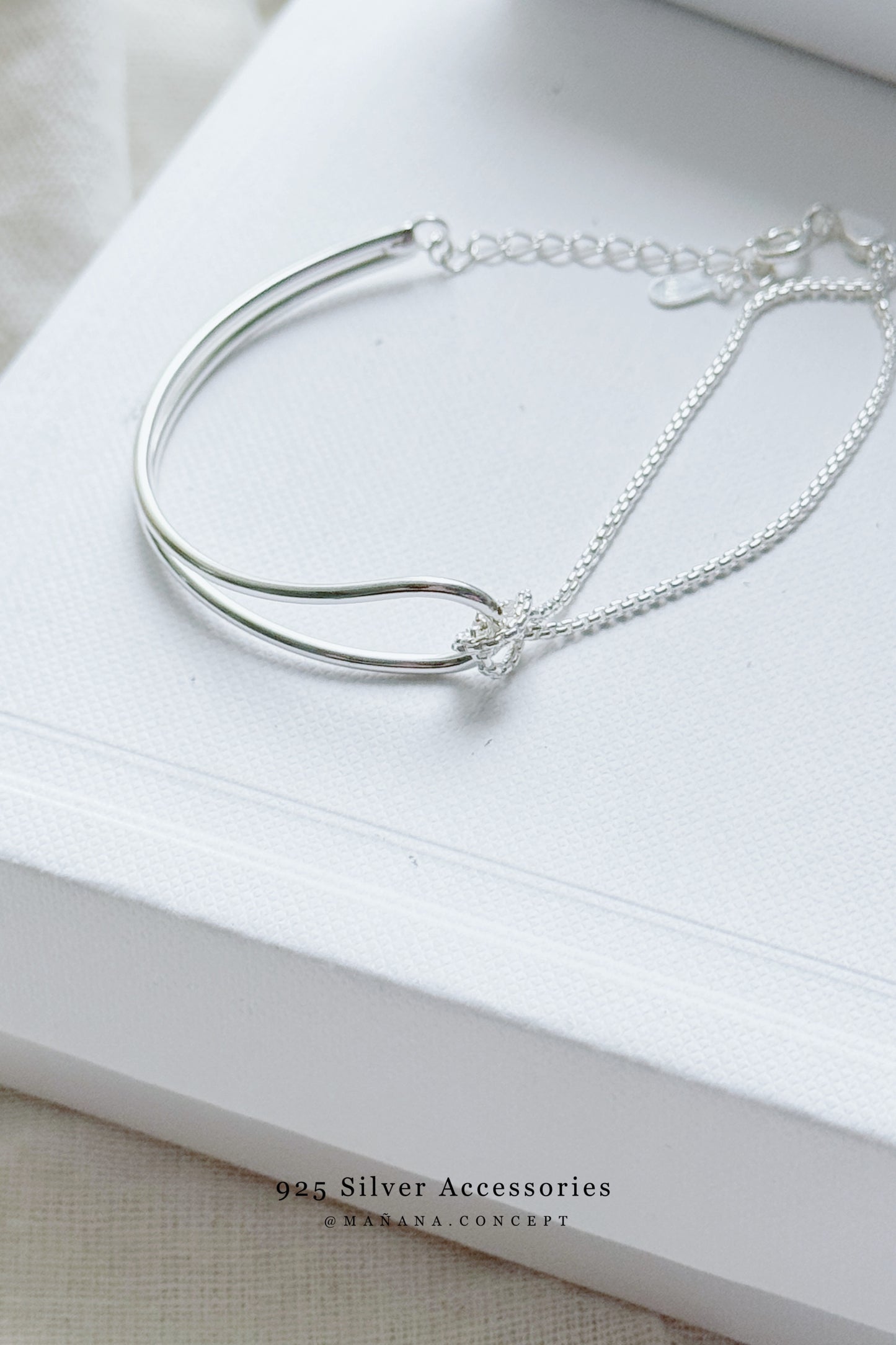 MZ829 SILVER 925 LAYERING BRACELET