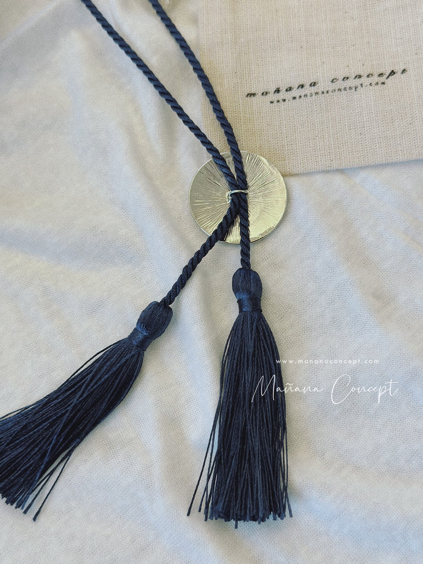 Platinum Tie Necklace