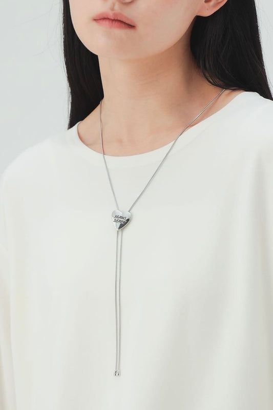 BEAMS HEART - HEART LOGO LARIETTE NECKLACE
