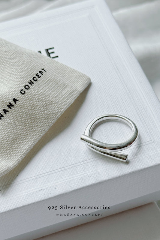 MZ831 SILVER 925 LAP RING