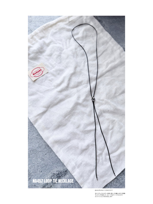 NA457 LOOP TIE NECKLACE