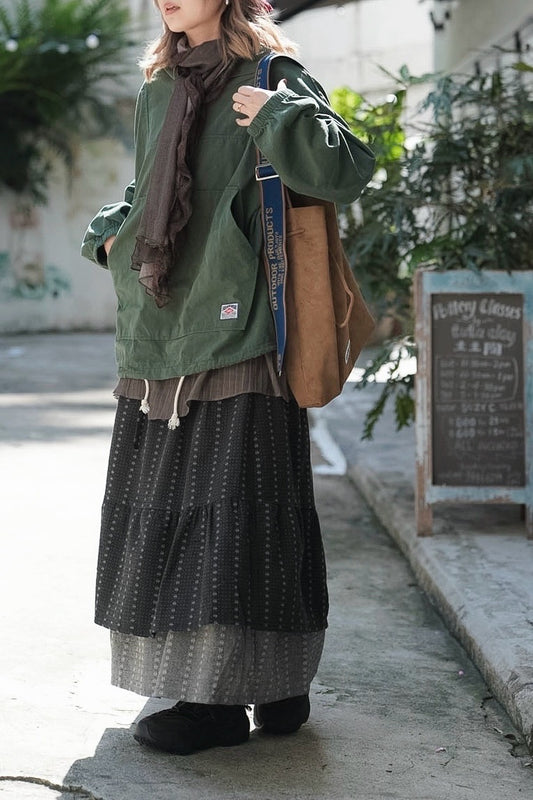 NA467 OUTDOOR PRODUCTS - SUEDE LOGO TAPE BAG