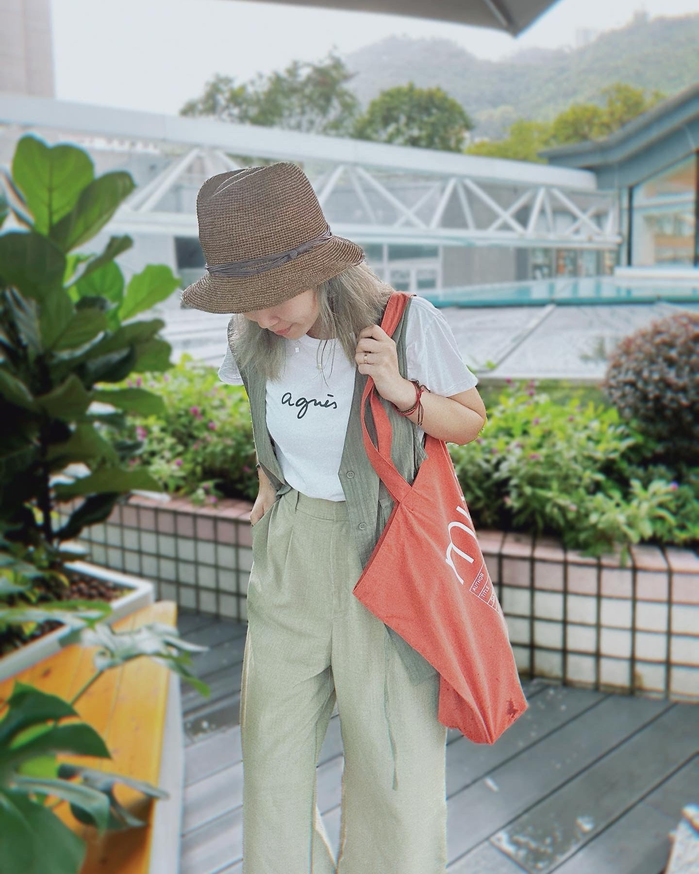 MZ-189 Lily Trilby Straw Hat