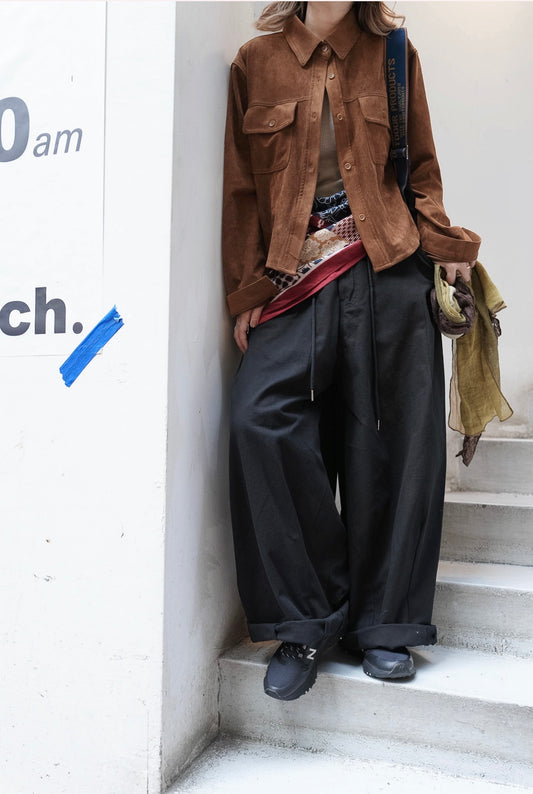 MZ965 DRAWSTRING HIJADER PANTS