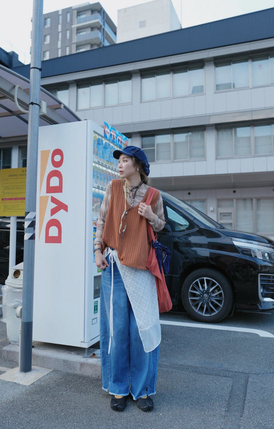 MZ795 DENIM NEWSBOY CAP