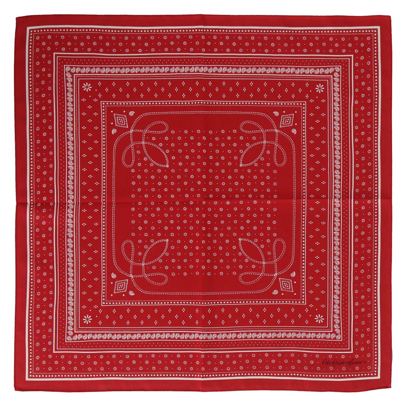 NA455 POLO RALPH LAUERN PAISLEY SCARF 🇯🇵 Made in Japan