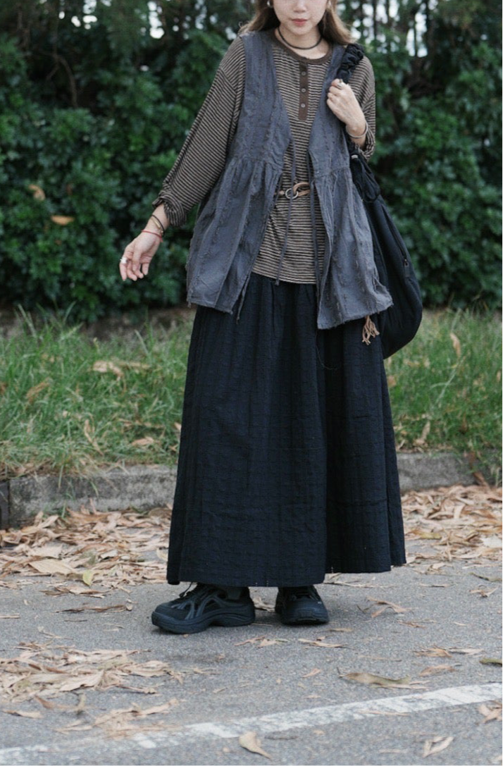CA906 LADDER LACE SKIRT