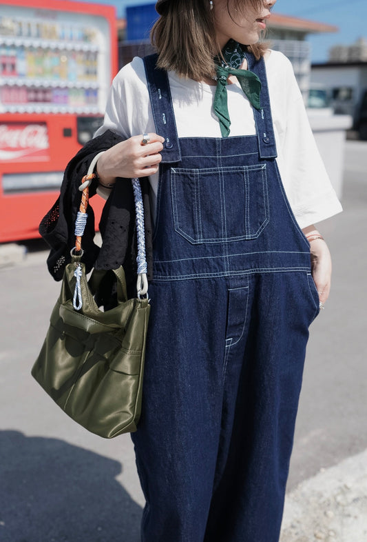 CA922 DENIM JUMPER PANTS