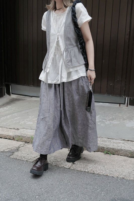 MZ994 2IN1 LACE VEST TOP