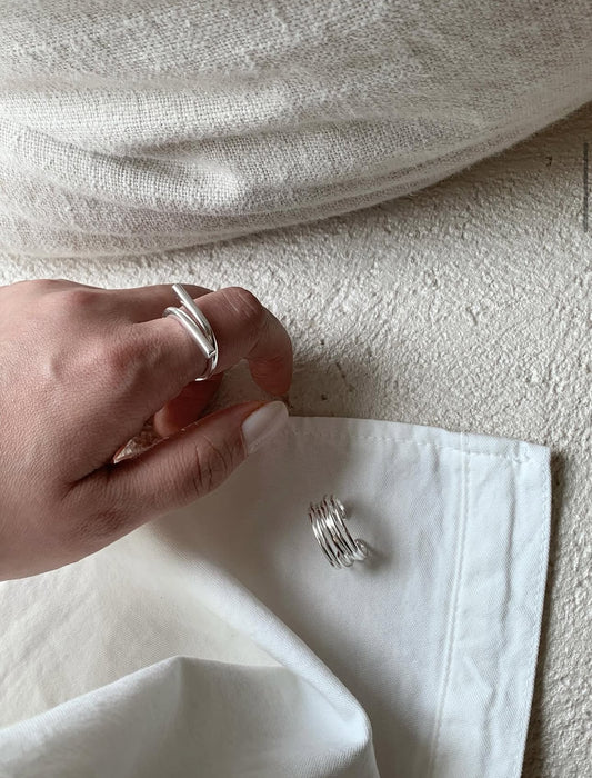 MZ831 SILVER 925 LAP RING