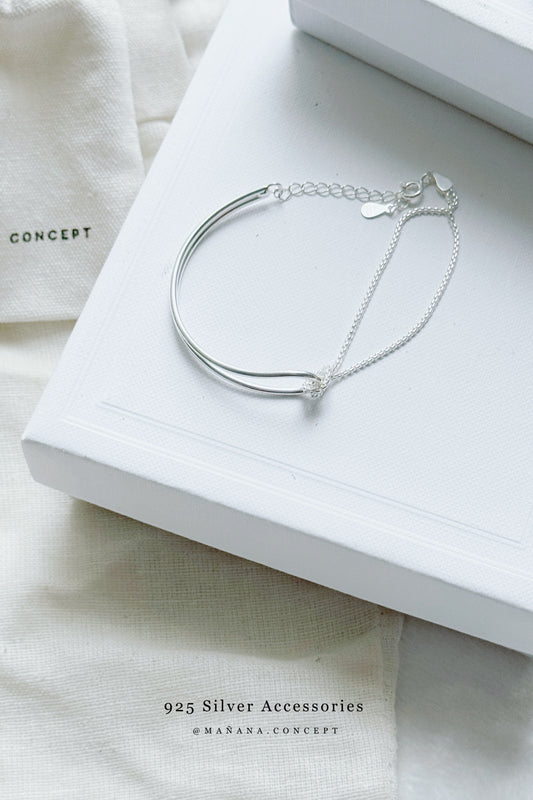 MZ829 SILVER 925 LAYERING BRACELET