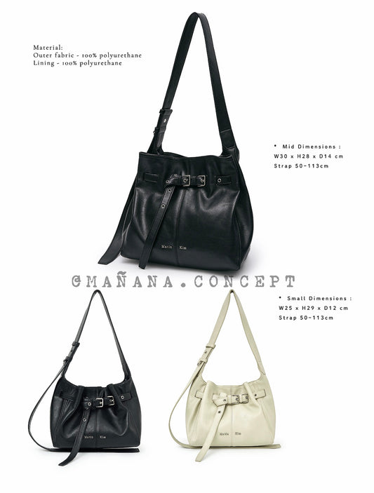 MATIN KIM BELTED VOLUNN BUCKET BAG