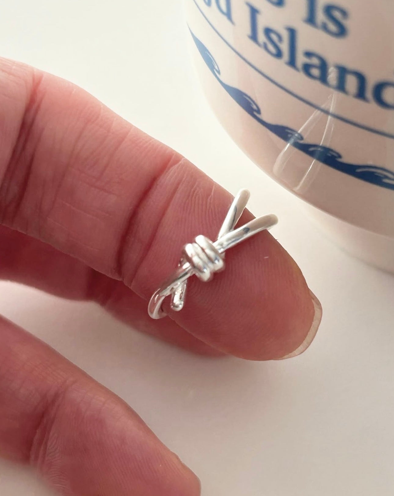 MZ830 SILVER 925 KNOT RING