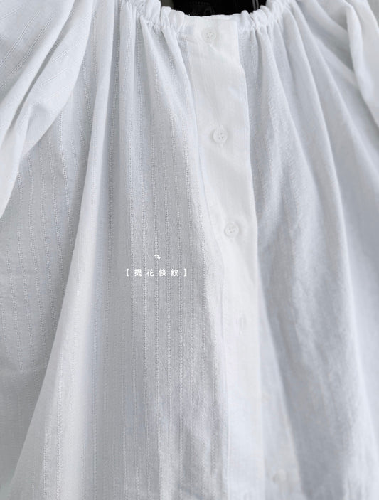 MB005 GATHERED NECK SMOCK BLOUSE