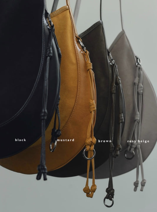 MZ899 CURVEE HOBO SUEDE BAG