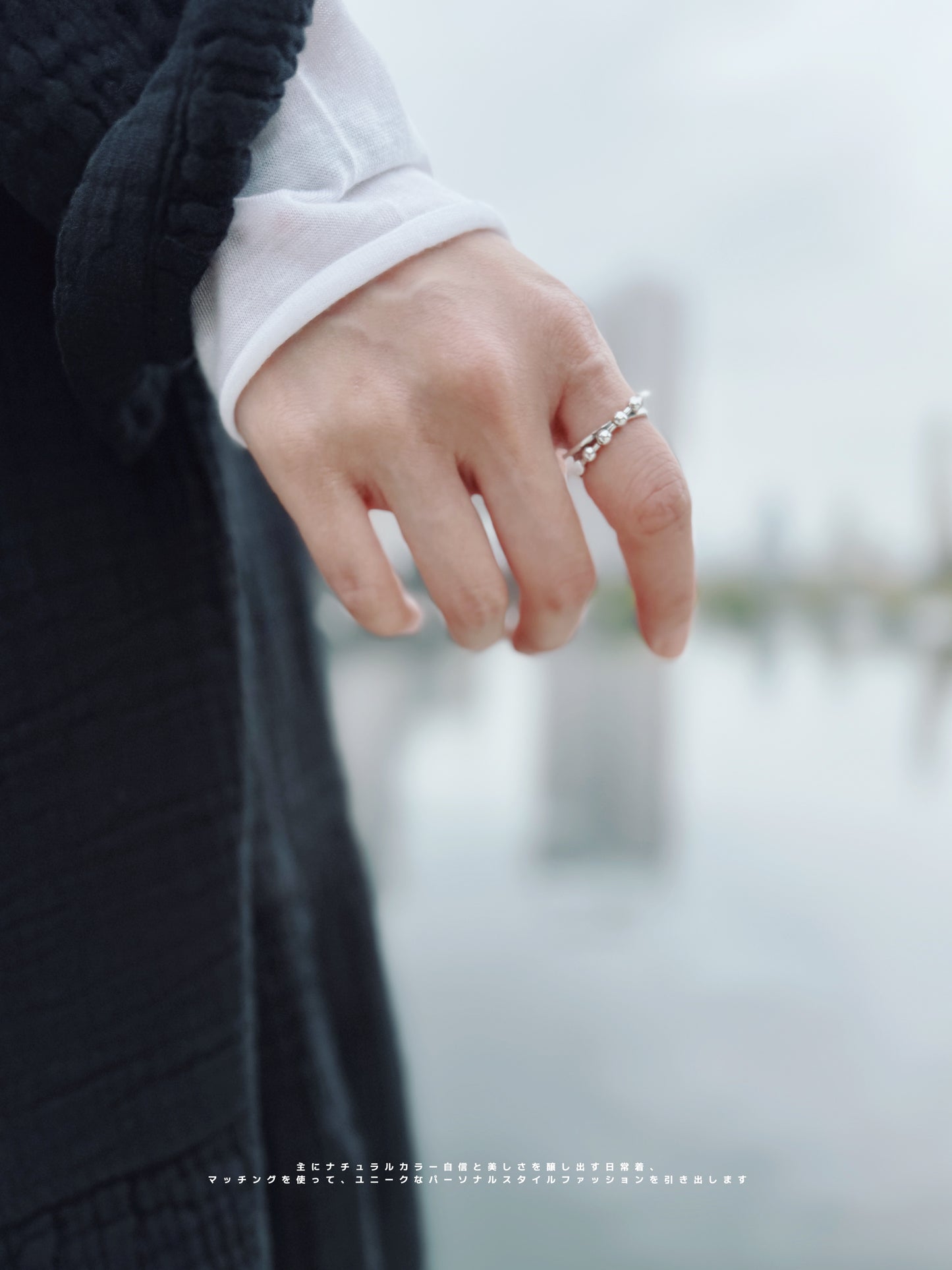 Silver 925 Cross Open Ring