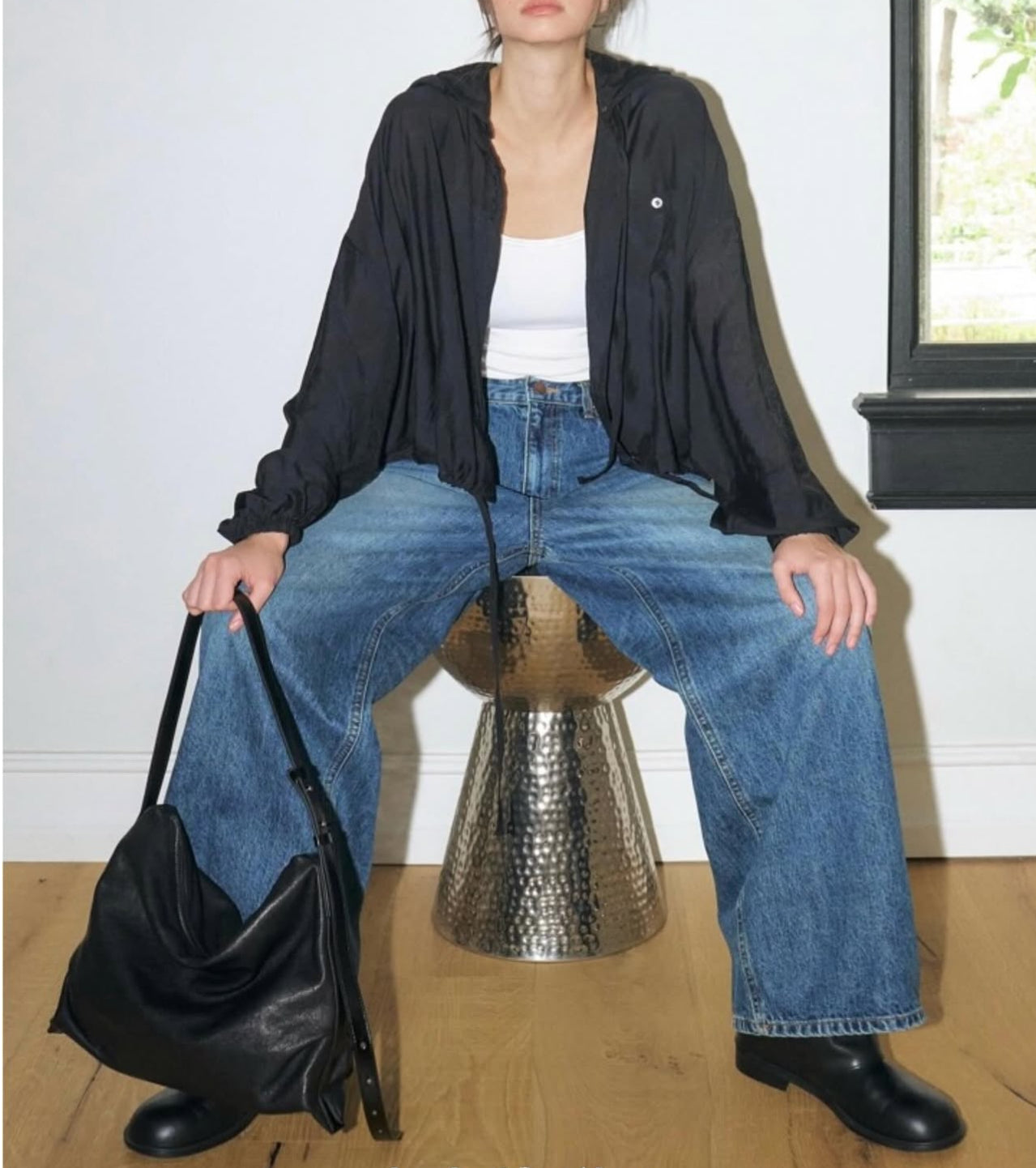 MZ764 ITALIAN LAMBSKIN HANDMADE SHOULDER BAG