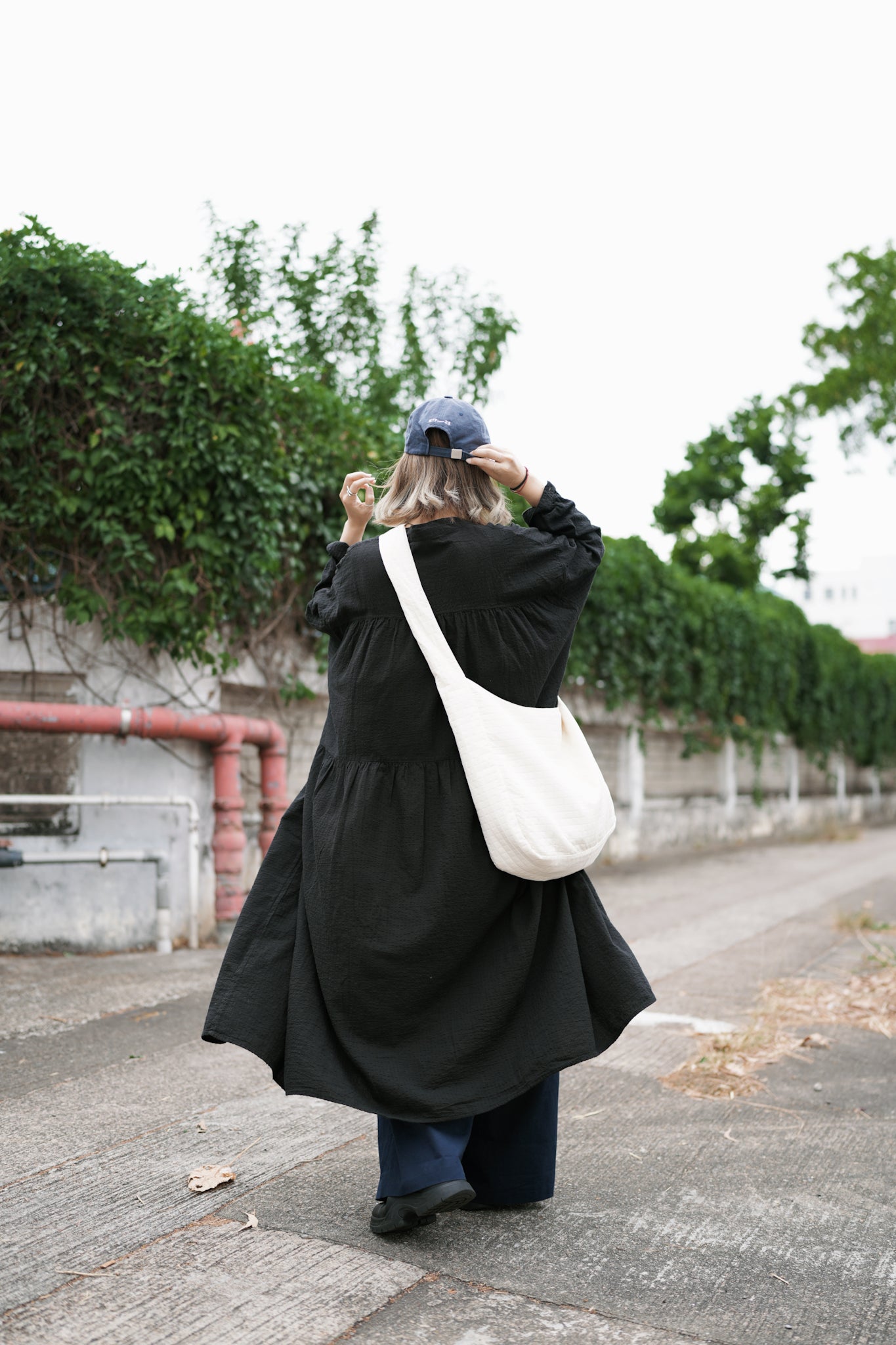 CA655 NYLON WAFFLE CROSSBAG