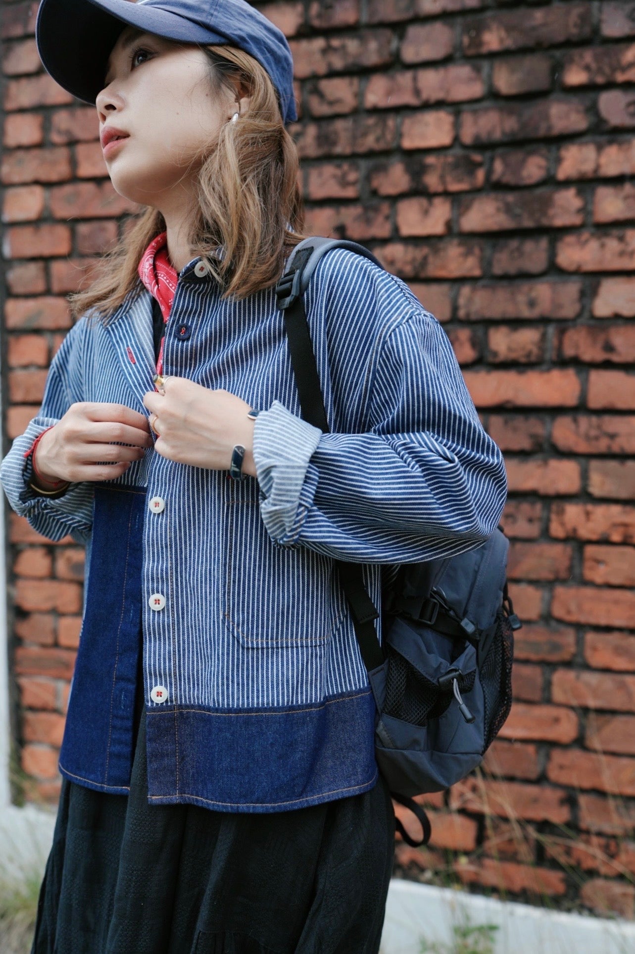 MZ846 PATCHWORK DENIM JACKET