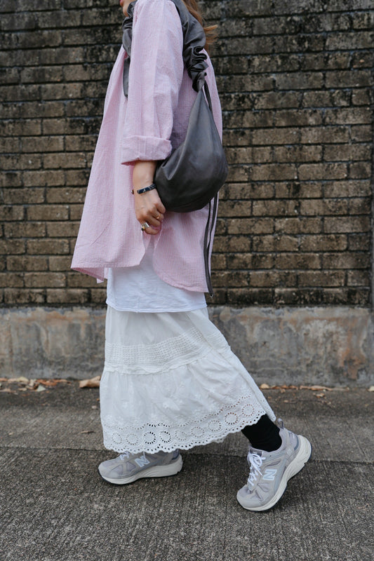 CA905 EMBROIDERED LACE SKIRT