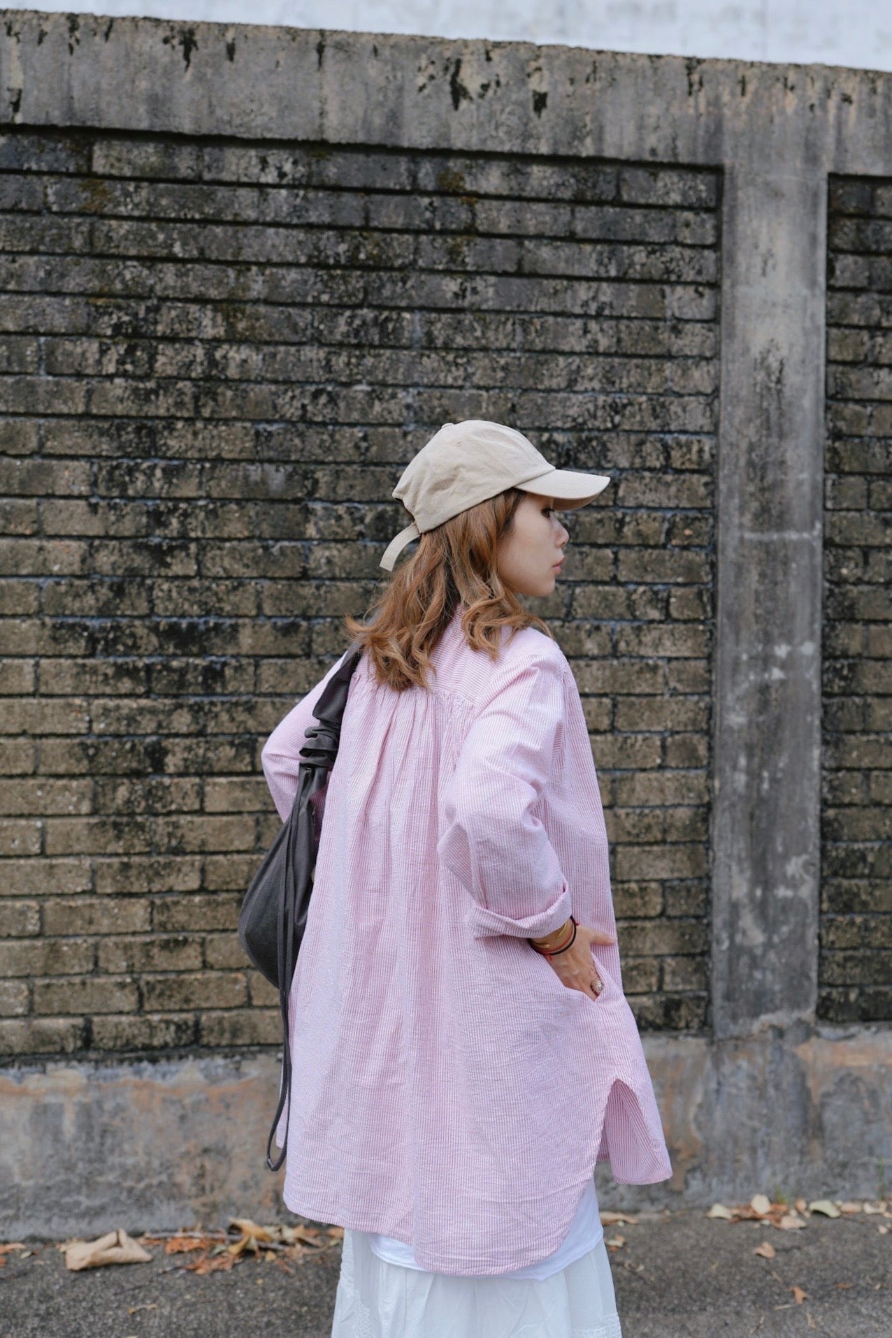 CA915 SEERSUCKER STRIPED SHIRT
