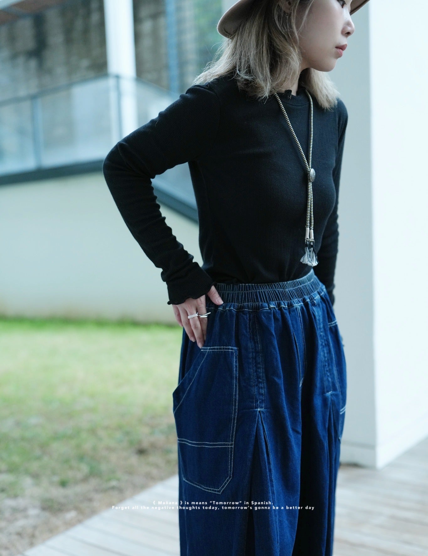 MZ639 PATTERN RUFFLE TOP【 買2件減-$20 】