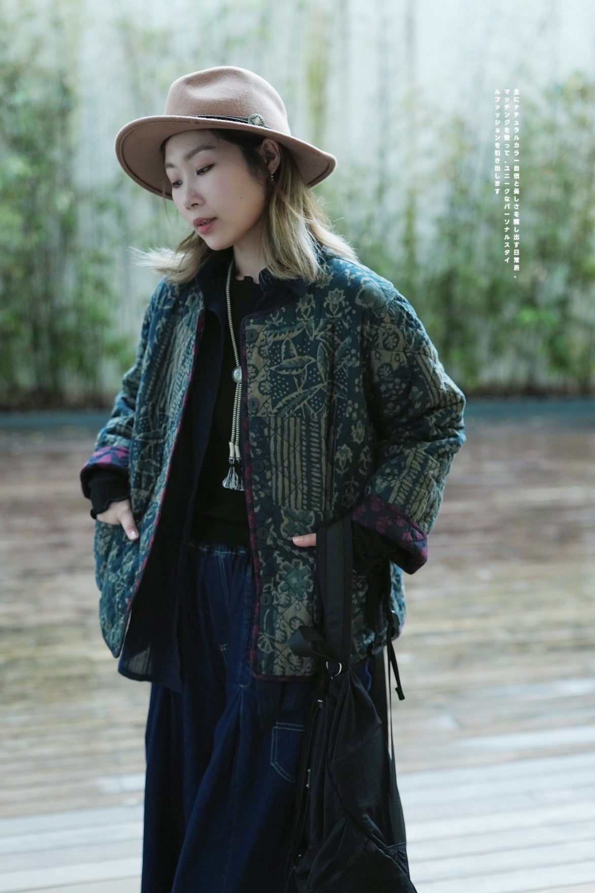 MZ639 PATTERN RUFFLE TOP【 買2件減-$20 】