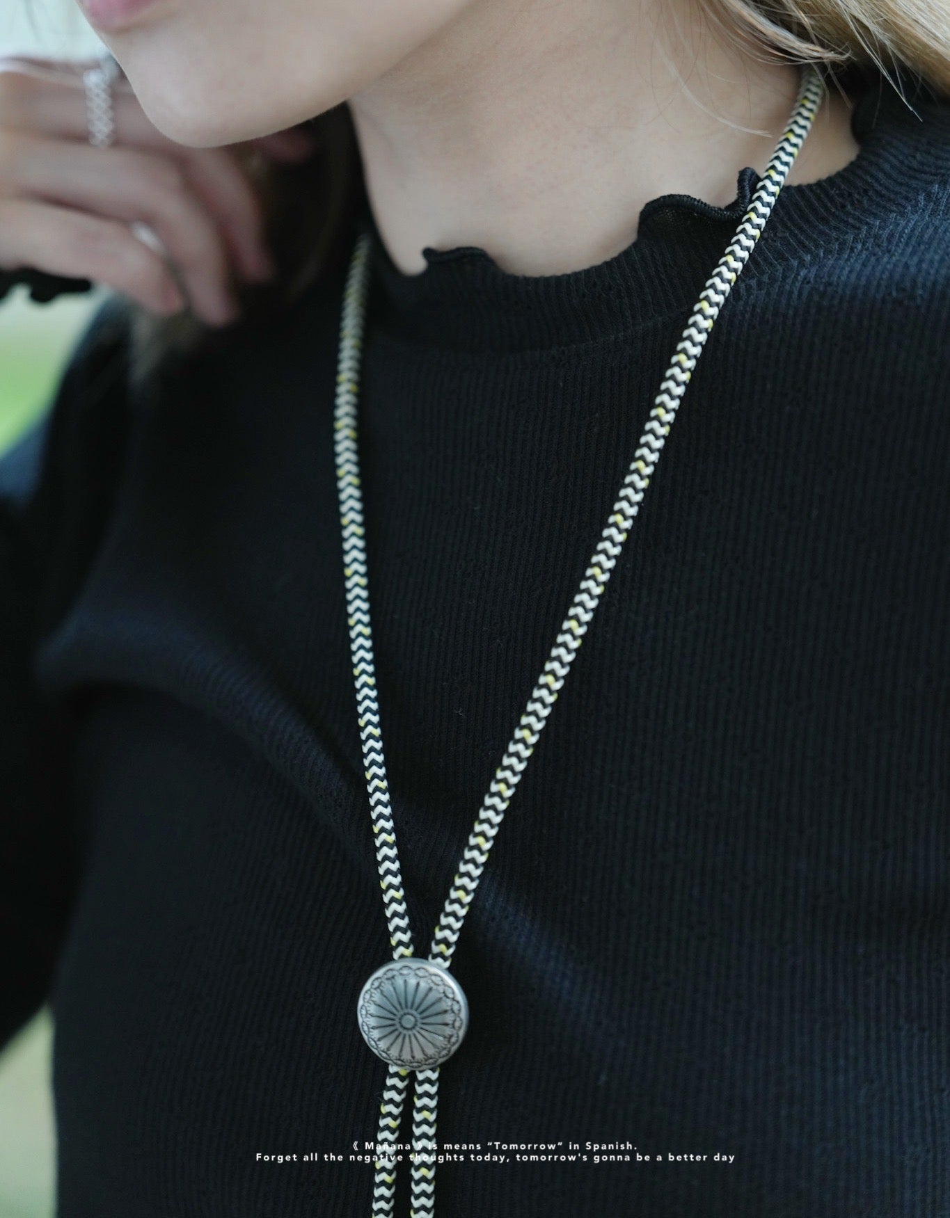 MZ639 PATTERN RUFFLE TOP