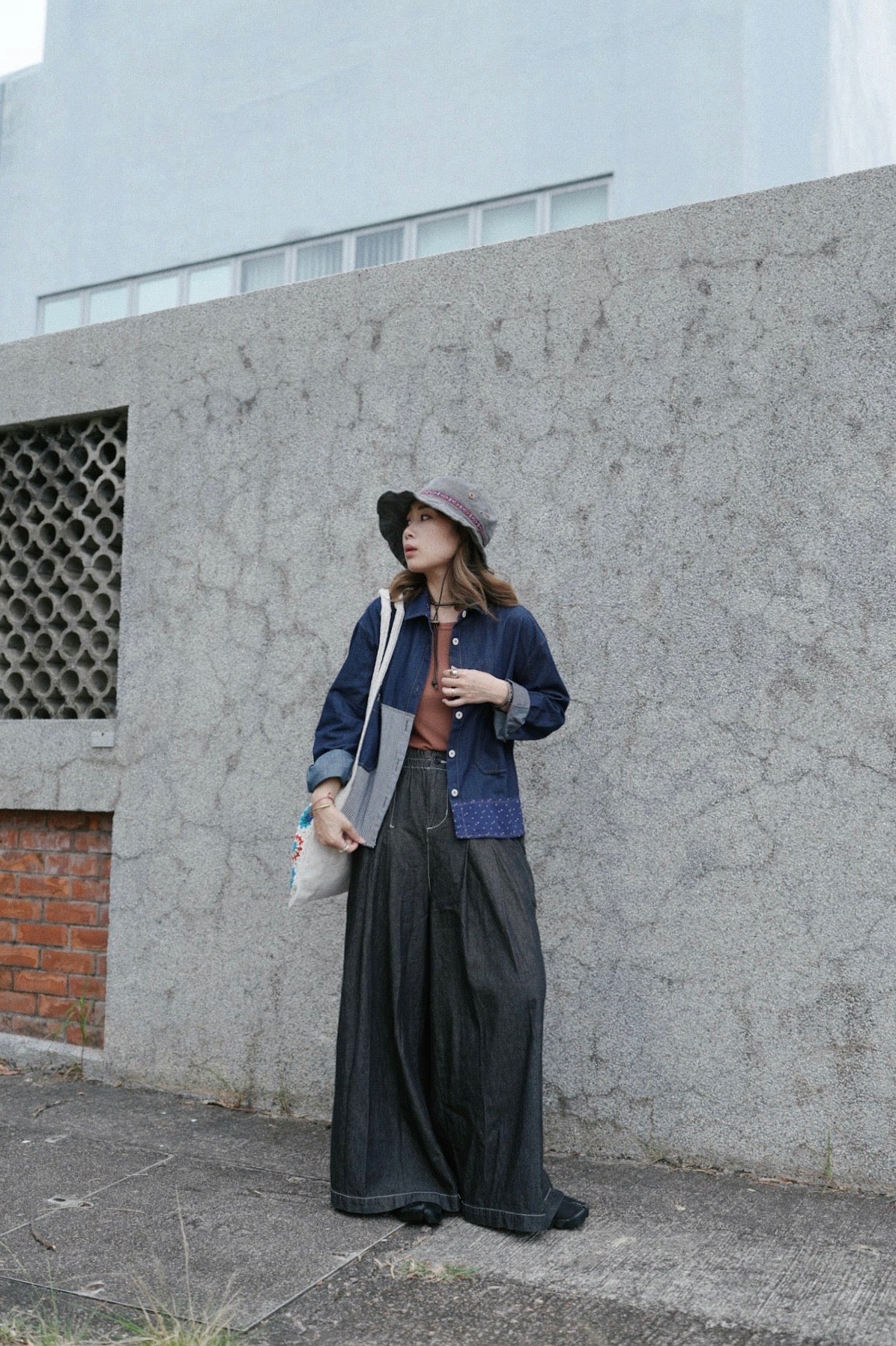 MZ846 PATCHWORK DENIM JACKET